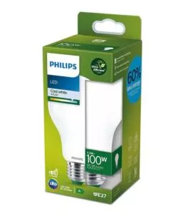 Lampadina led a goccia satinata philips 7,3w 4000k, e27